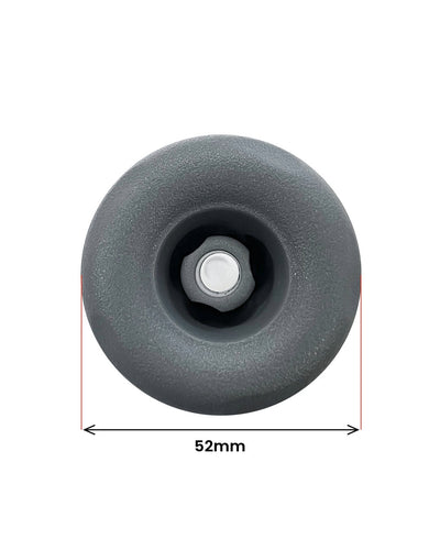 Direkte dyse 52 mm grå