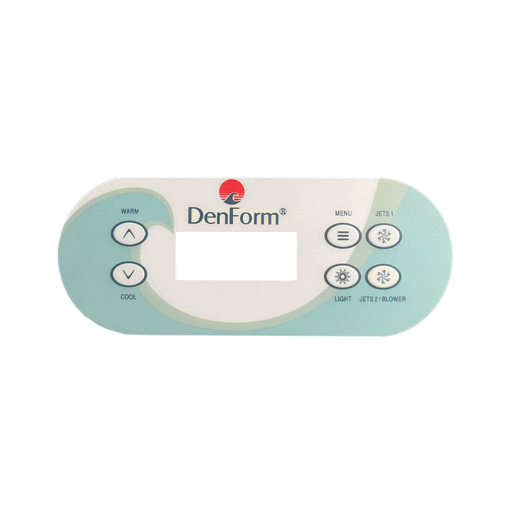 DenForm overlay til TP500S 6 knapper