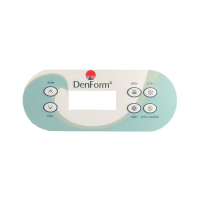 DenForm overlay til TP500S 6 knapper