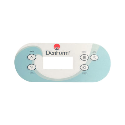 DenForm overlay til TP500S 5 knapper